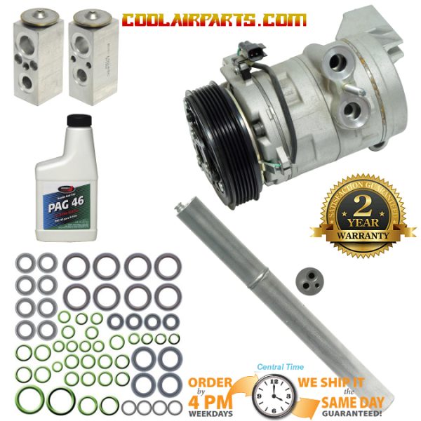 21590 ( 19130252 ) NEW A/C Compressor 2007-2009 Equinox Torrent Suzuki XL-7 Full AC REPAIR KIT